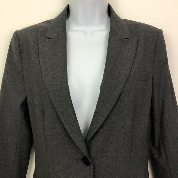 Theory Gabe B Tailor Wool Blend Gray Blazer - Picture 5 of 8